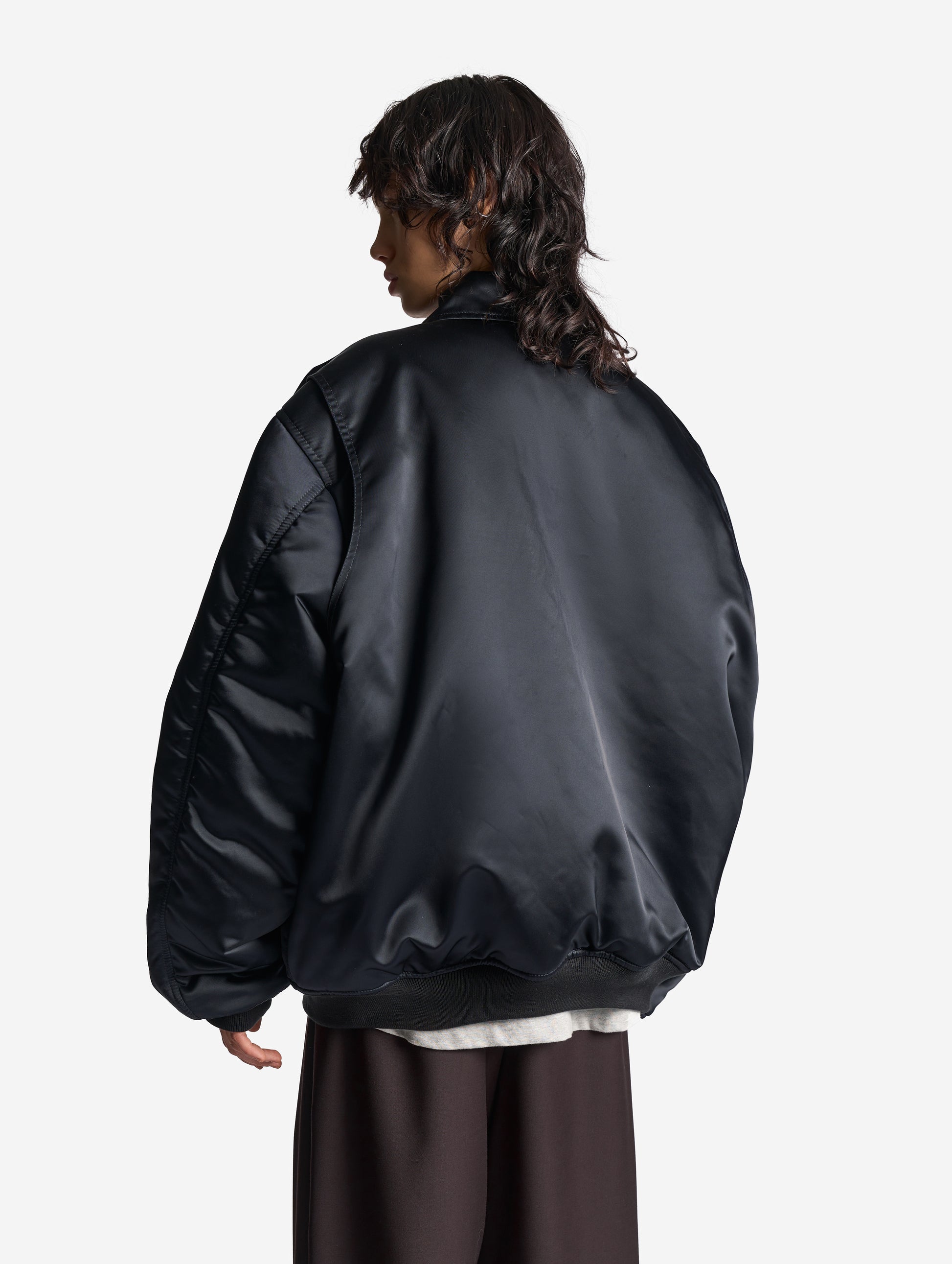 Padded bomber jacket