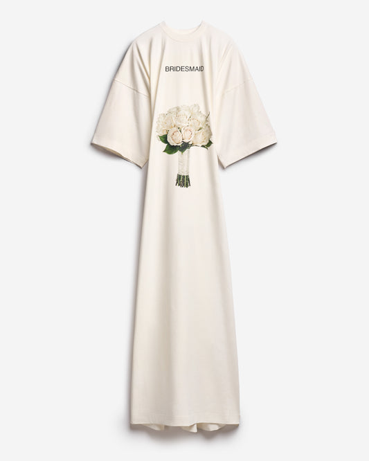Bridesmaid T-shirt dress