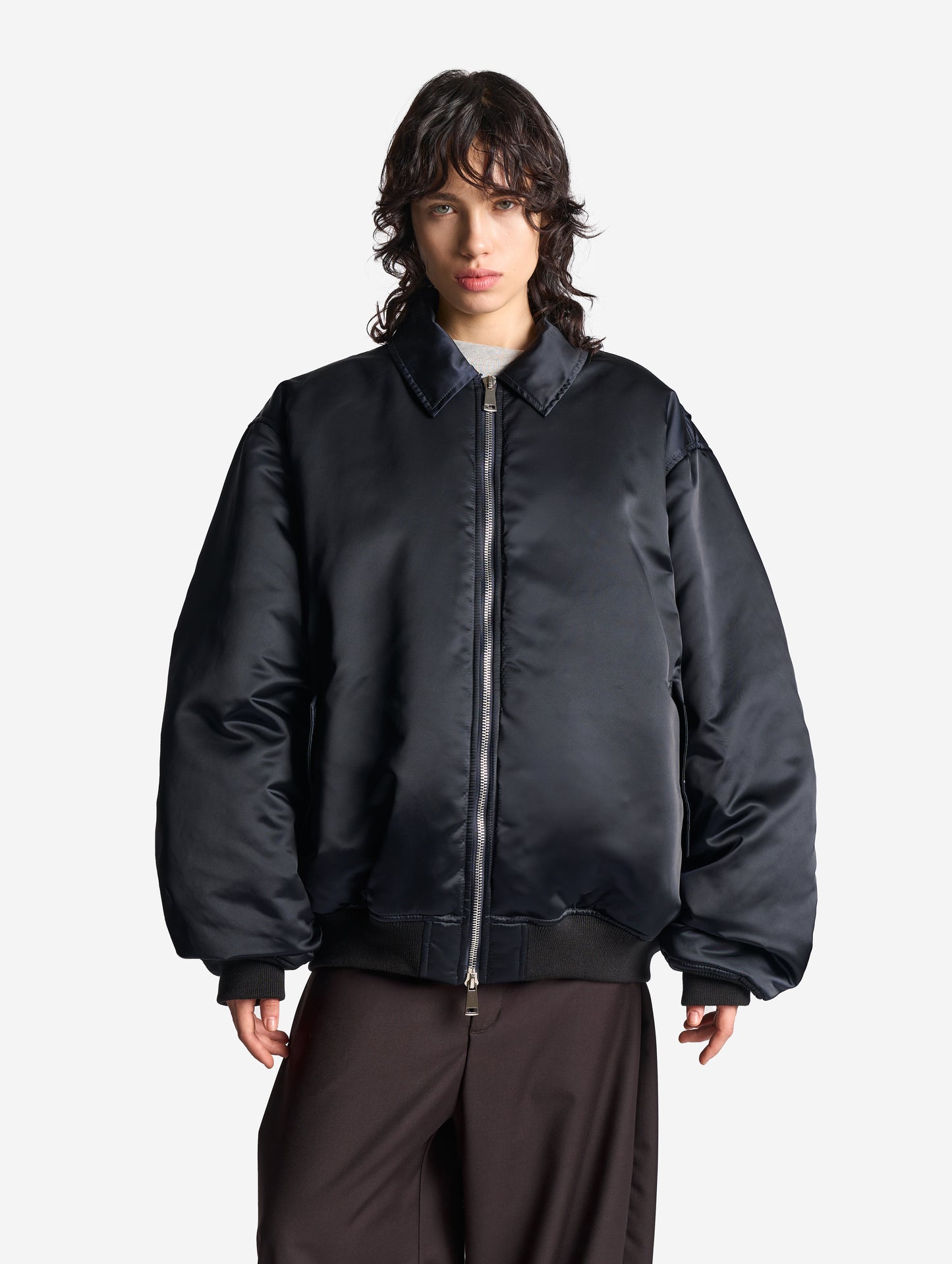Padded bomber jacket