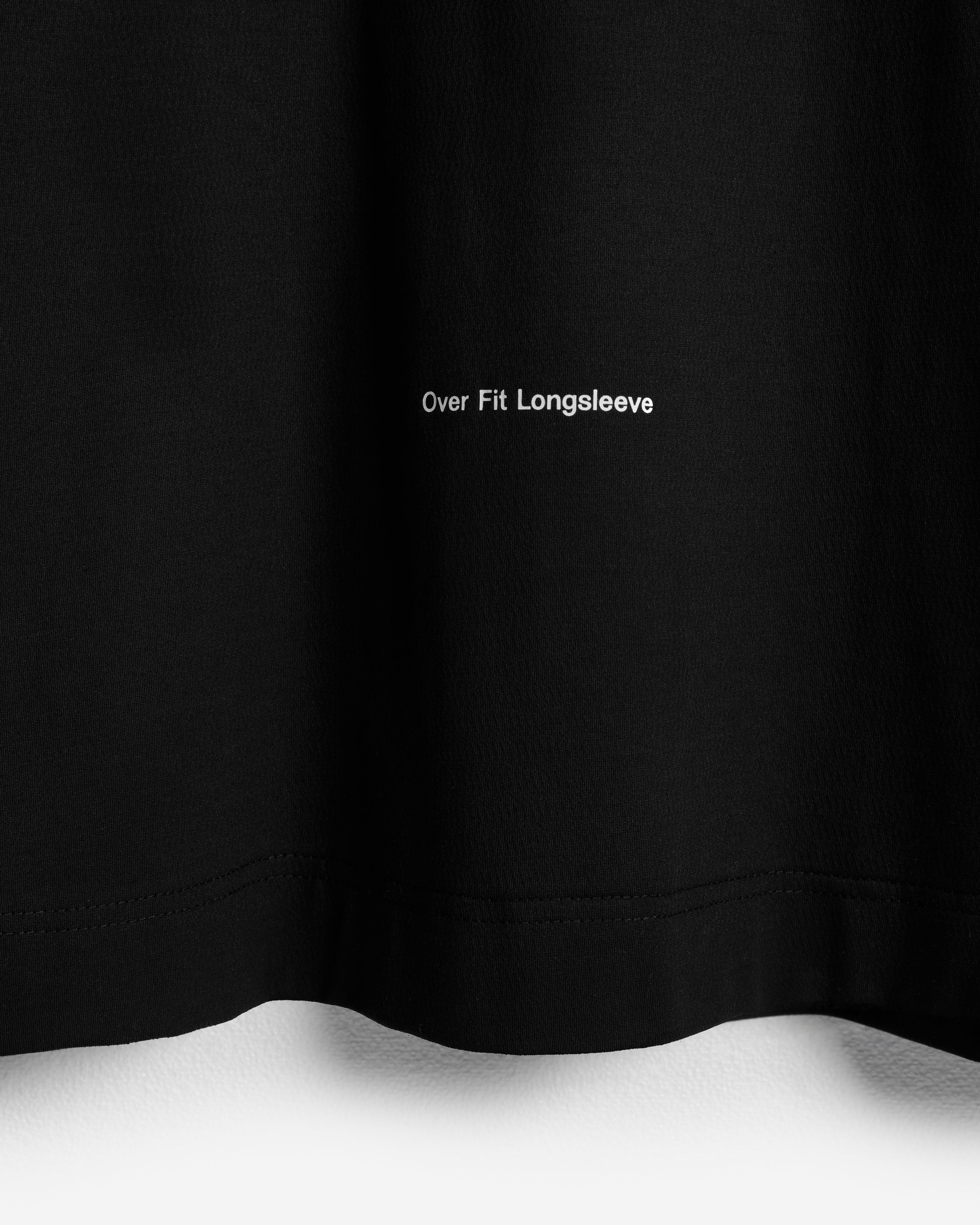 Over Fit Logo long-sleeved top