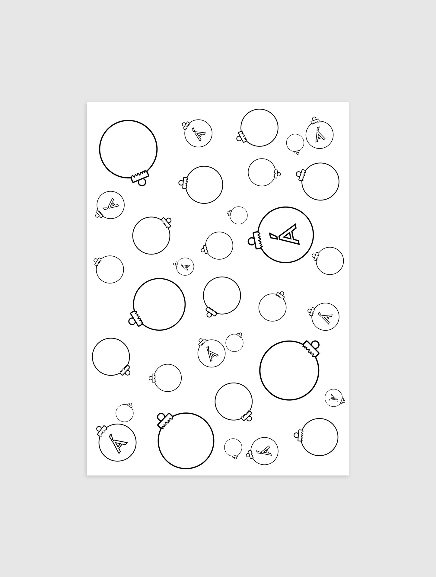 FESTIVE MESS wrapping paper