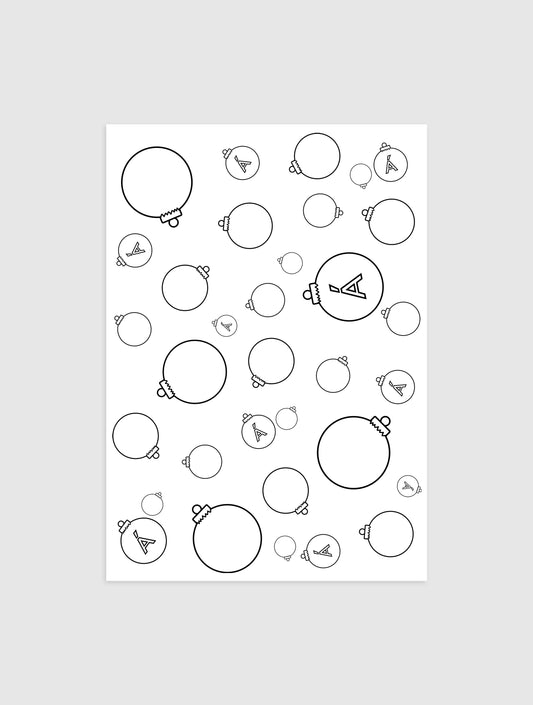 FESTIVE MESS wrapping paper