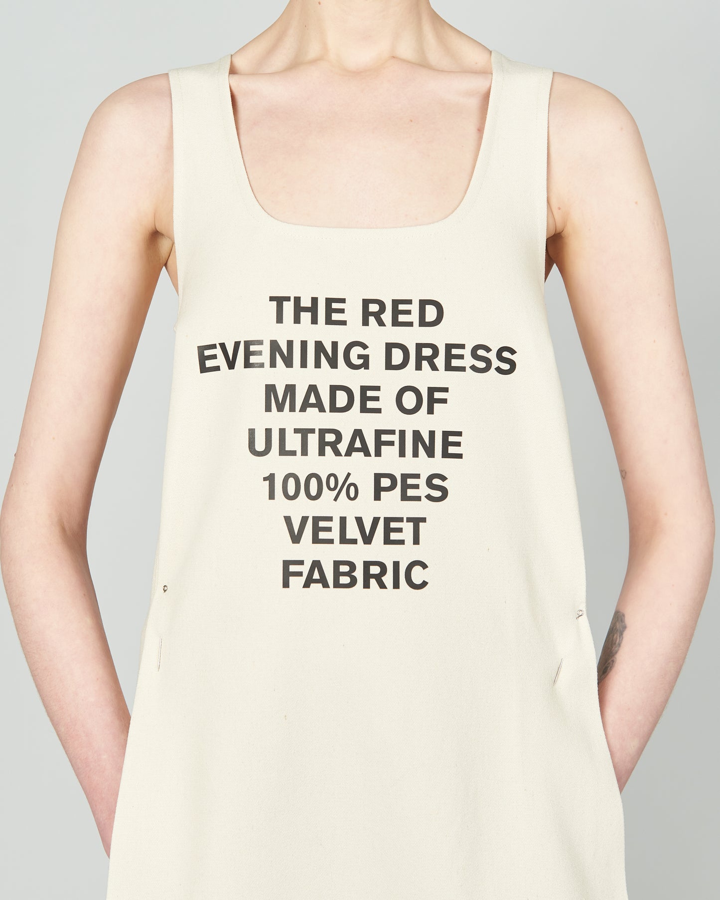 The Red Canvas Evening Dress