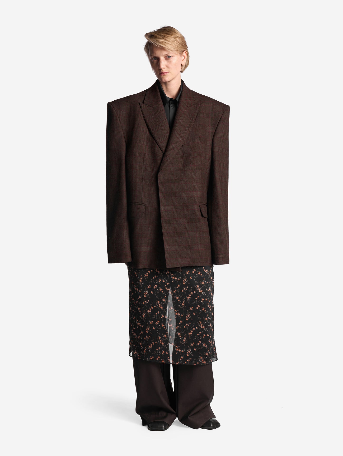 Half Slip in Floral Chiffon