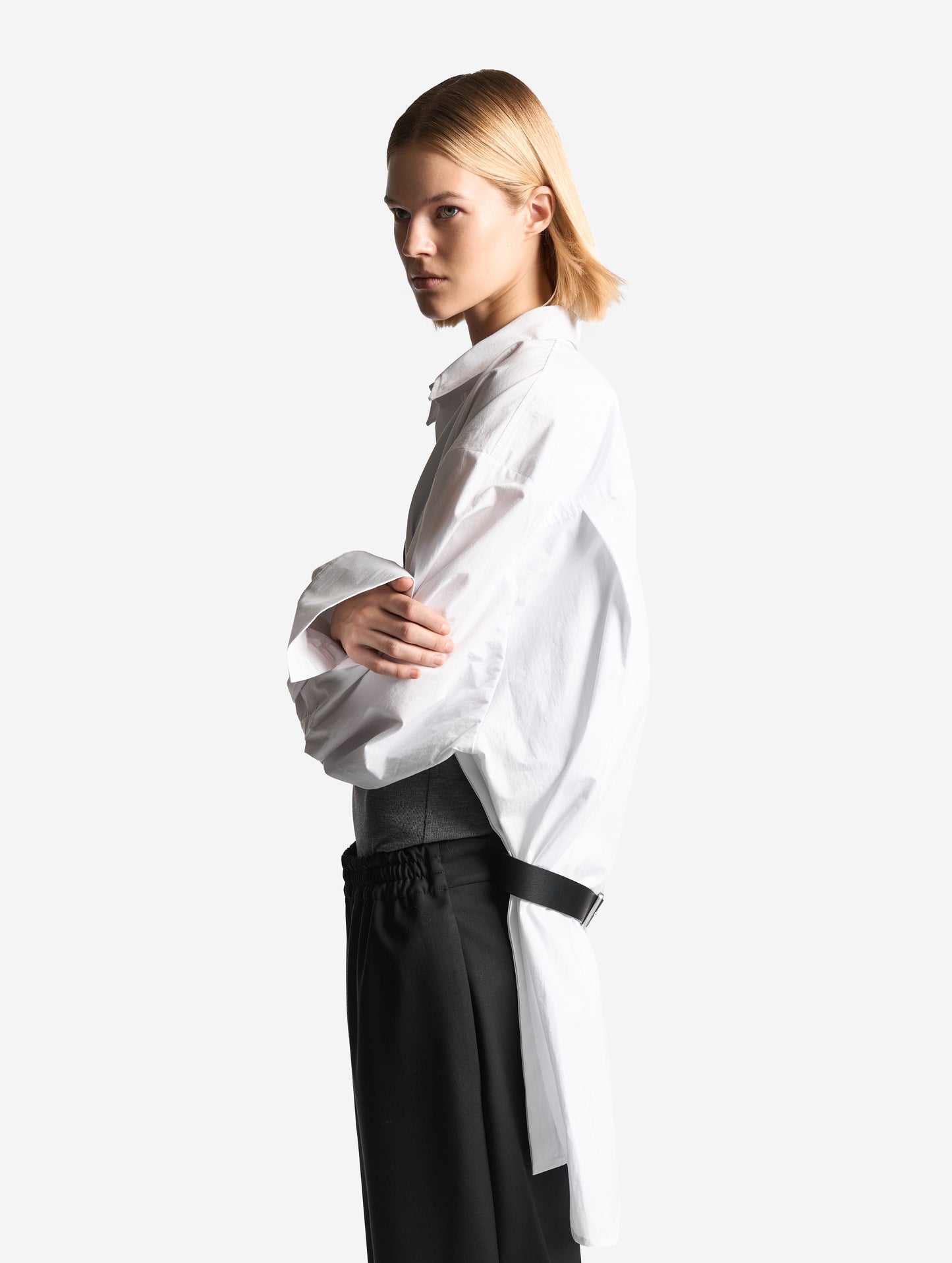 Long Cuff Shirt in Cotton