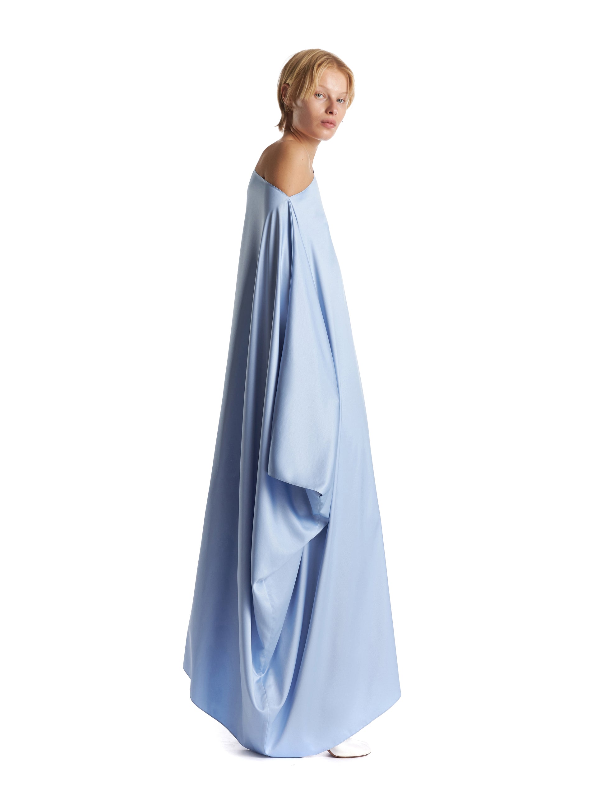 Sheet Dress in Silk Satin