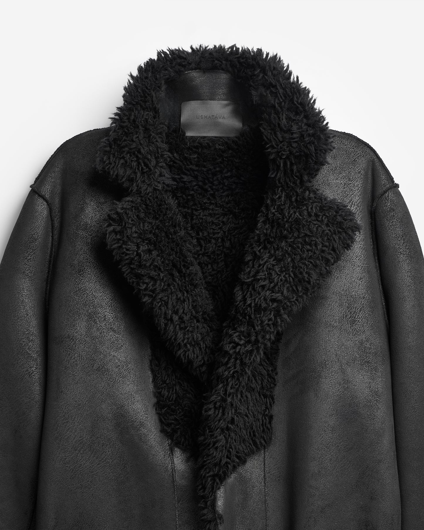 Reversible Eco-sheepskin Coat