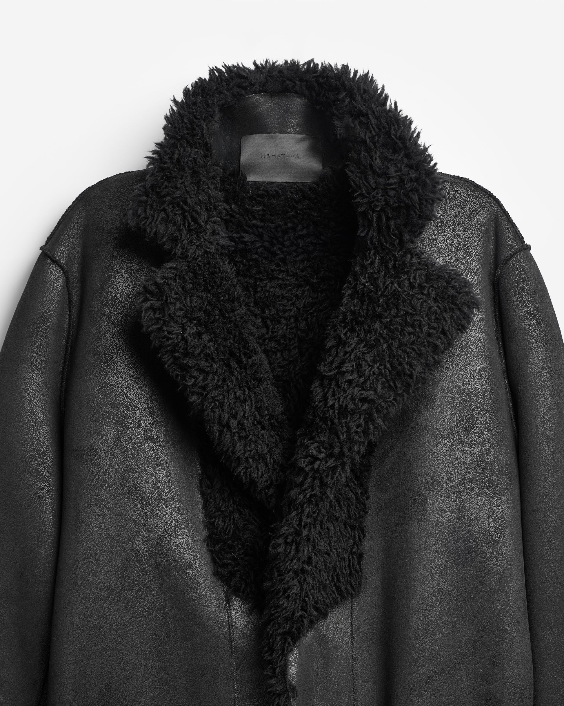 Reversible Eco-sheepskin Coat