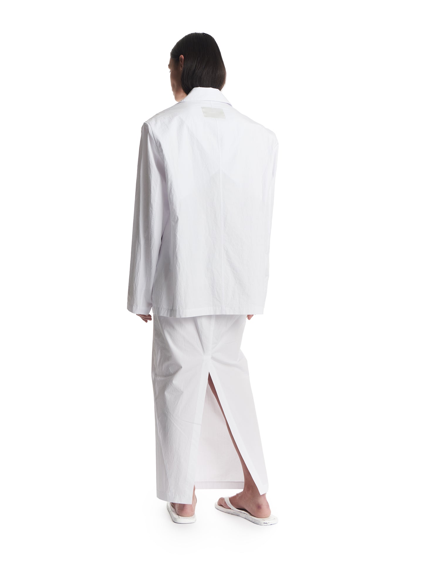 Hooded Midi Trench Coat