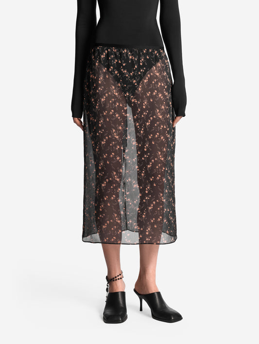 Half Slip in Floral Chiffon