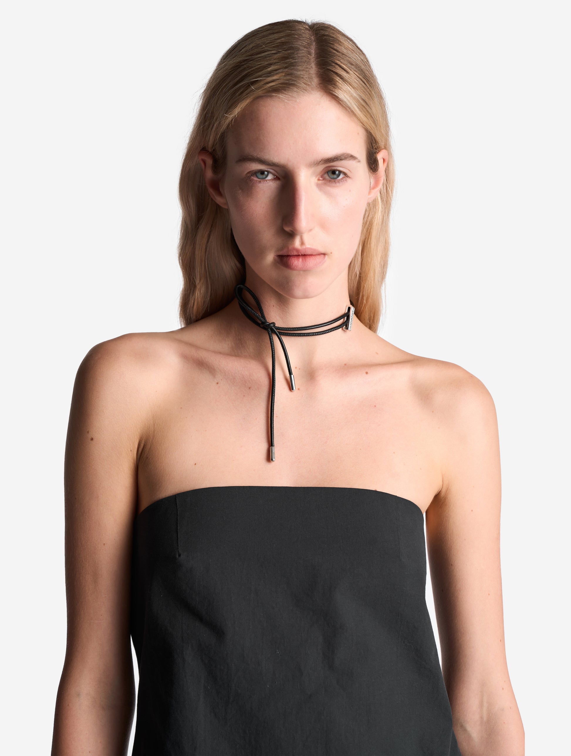 Leather cord necklace