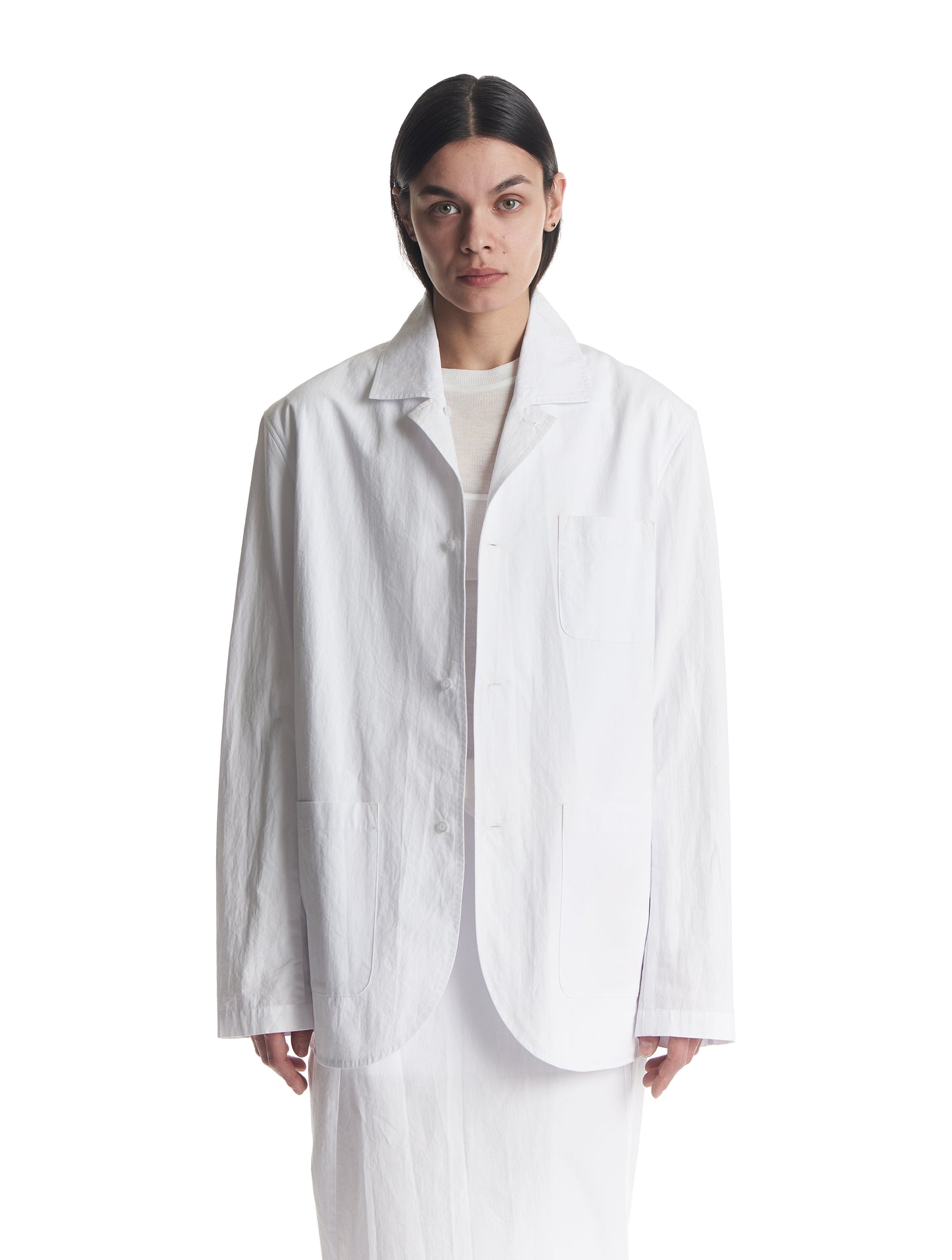 Thin Satin Regular-fit Shirt Two