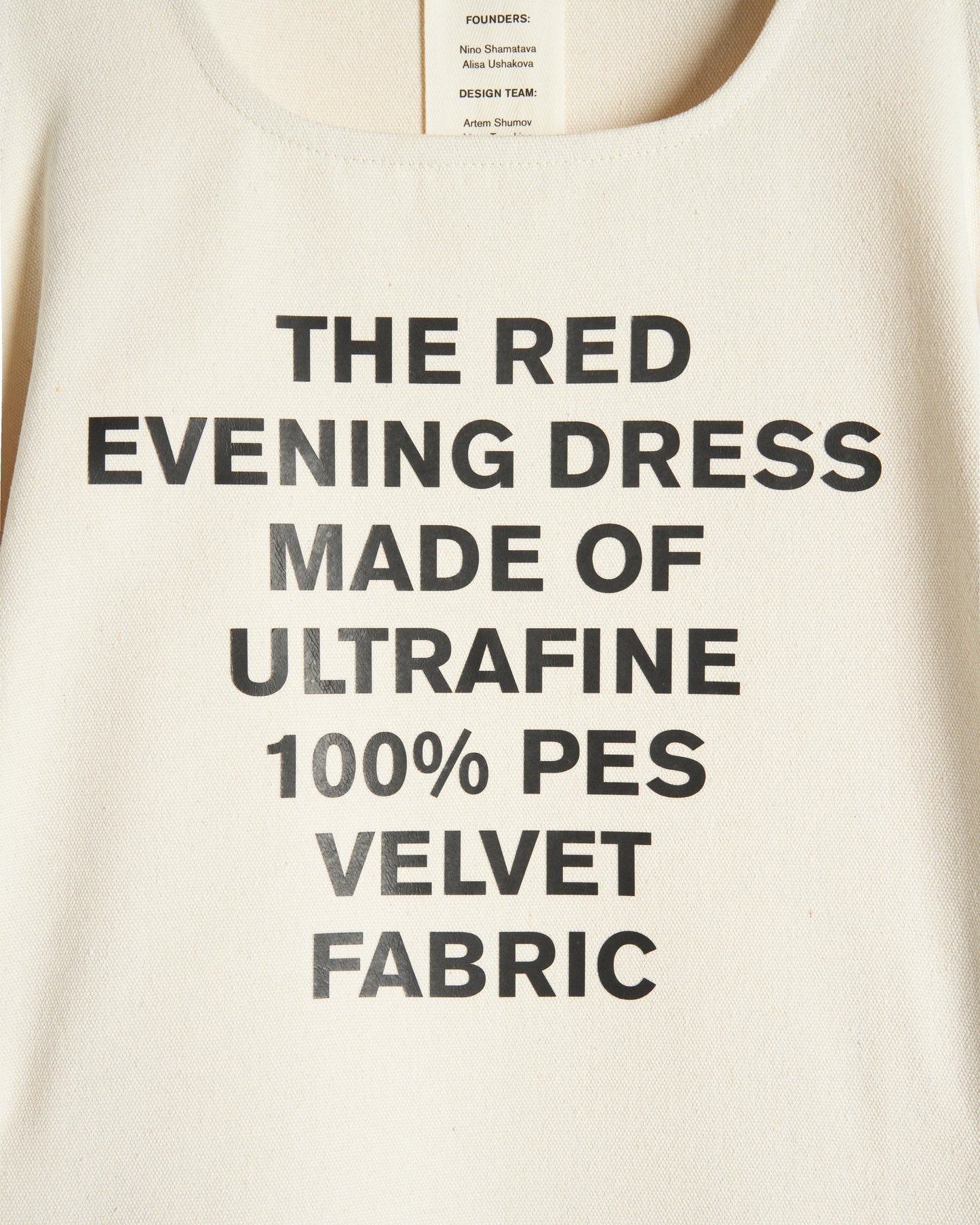 The Red Canvas Evening Dress