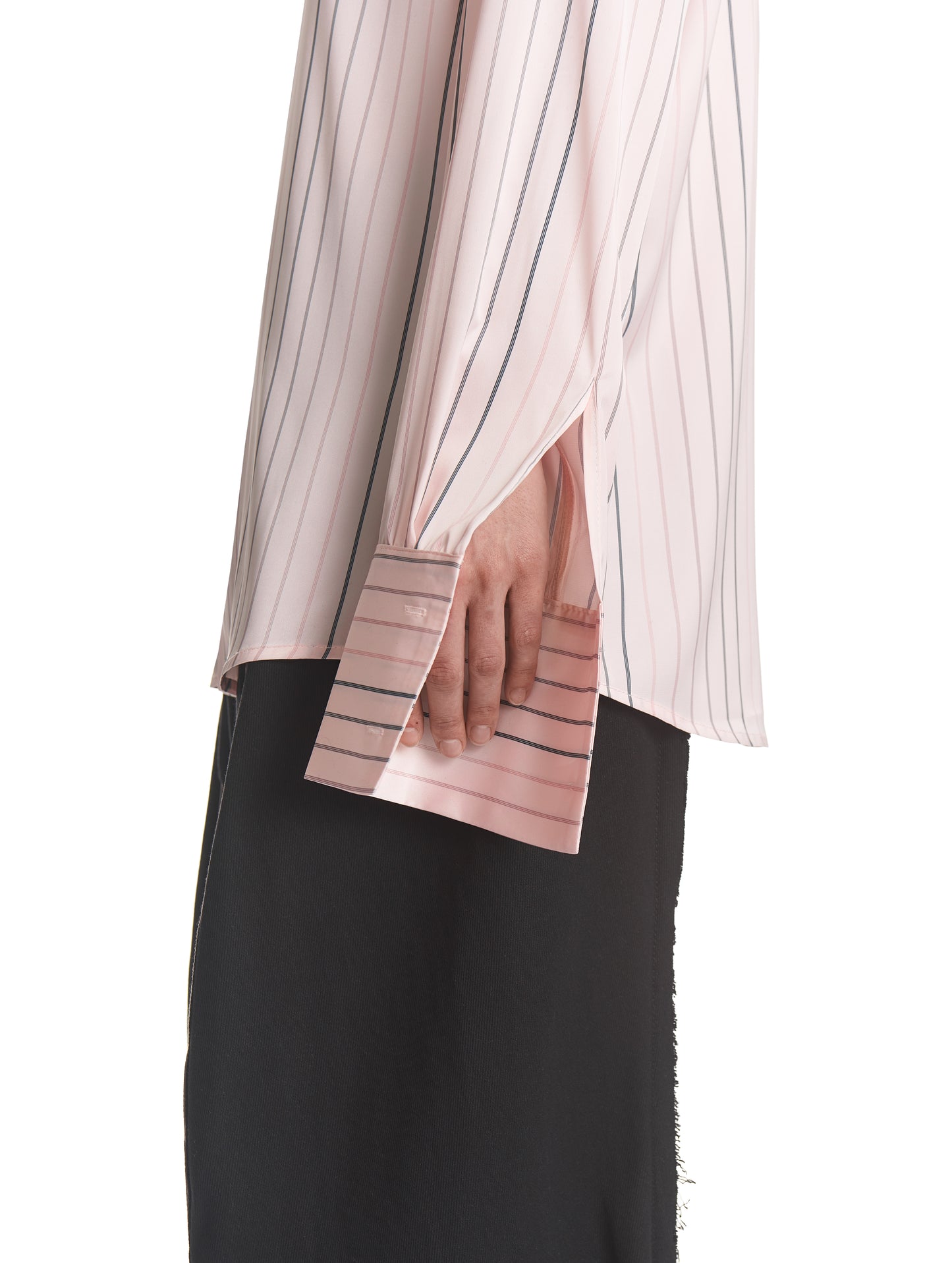 Satin Long Cuff Shirt