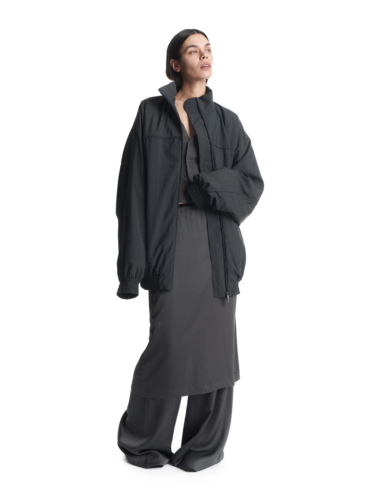 Thin Satin Regular-fit Shirt