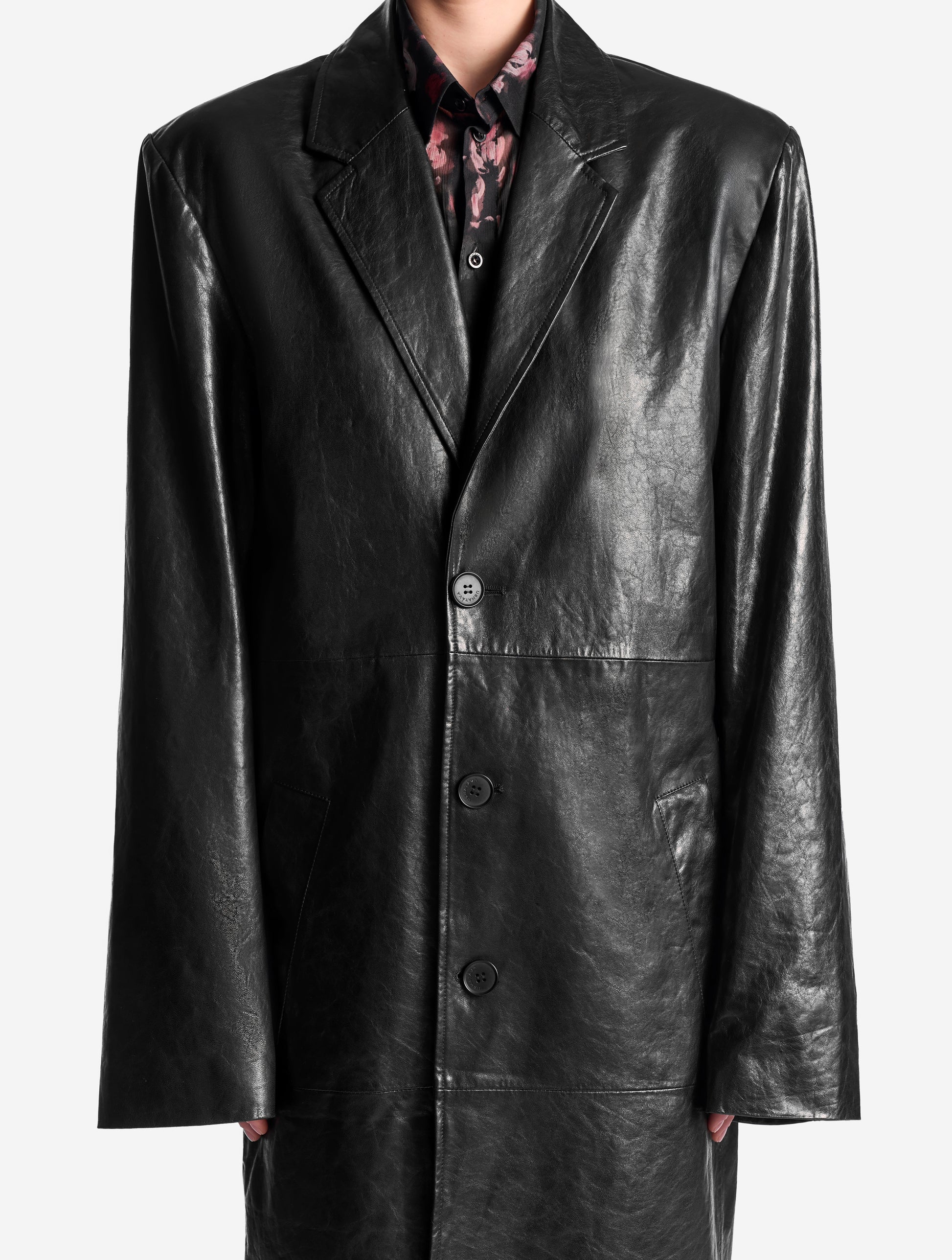 Archive Leather Coat