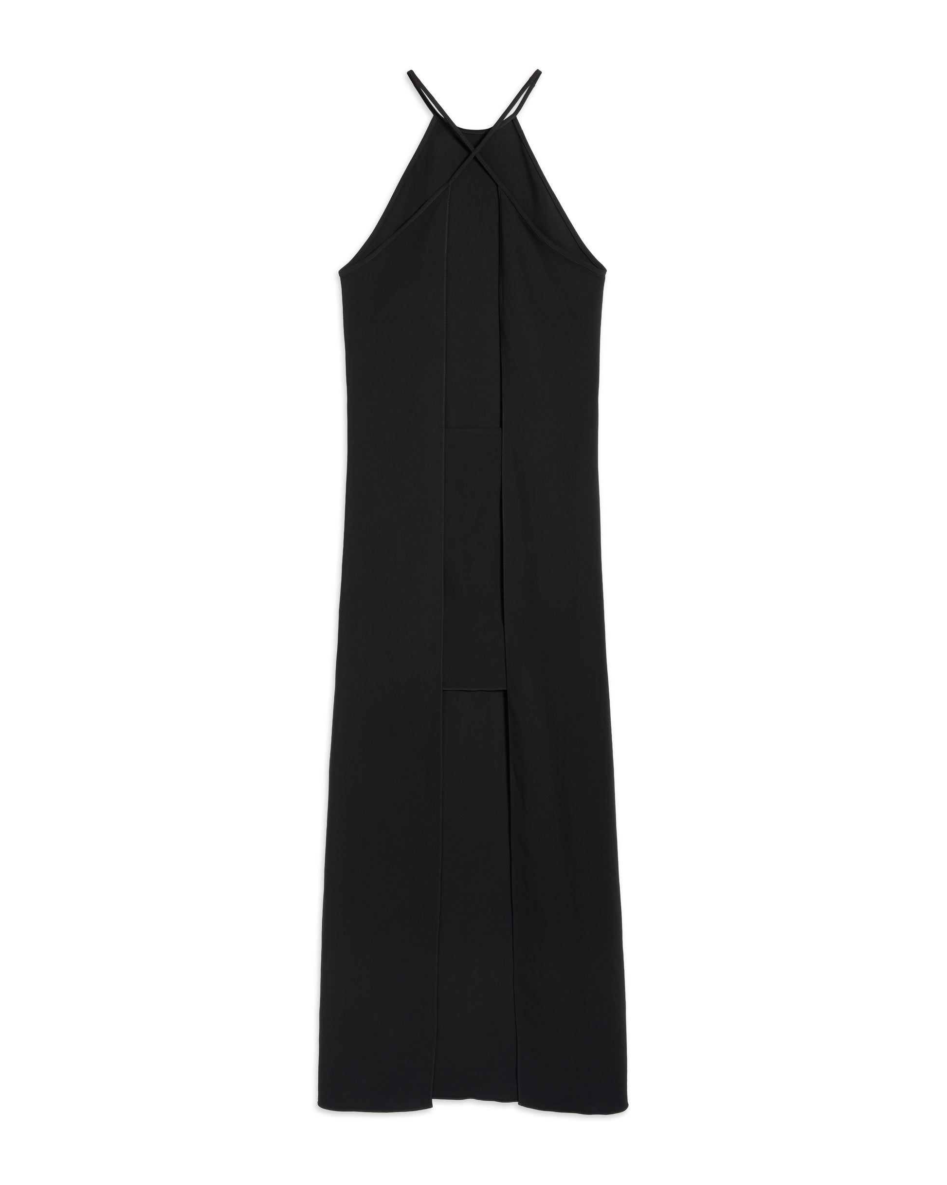 Open-Back Halter Dress