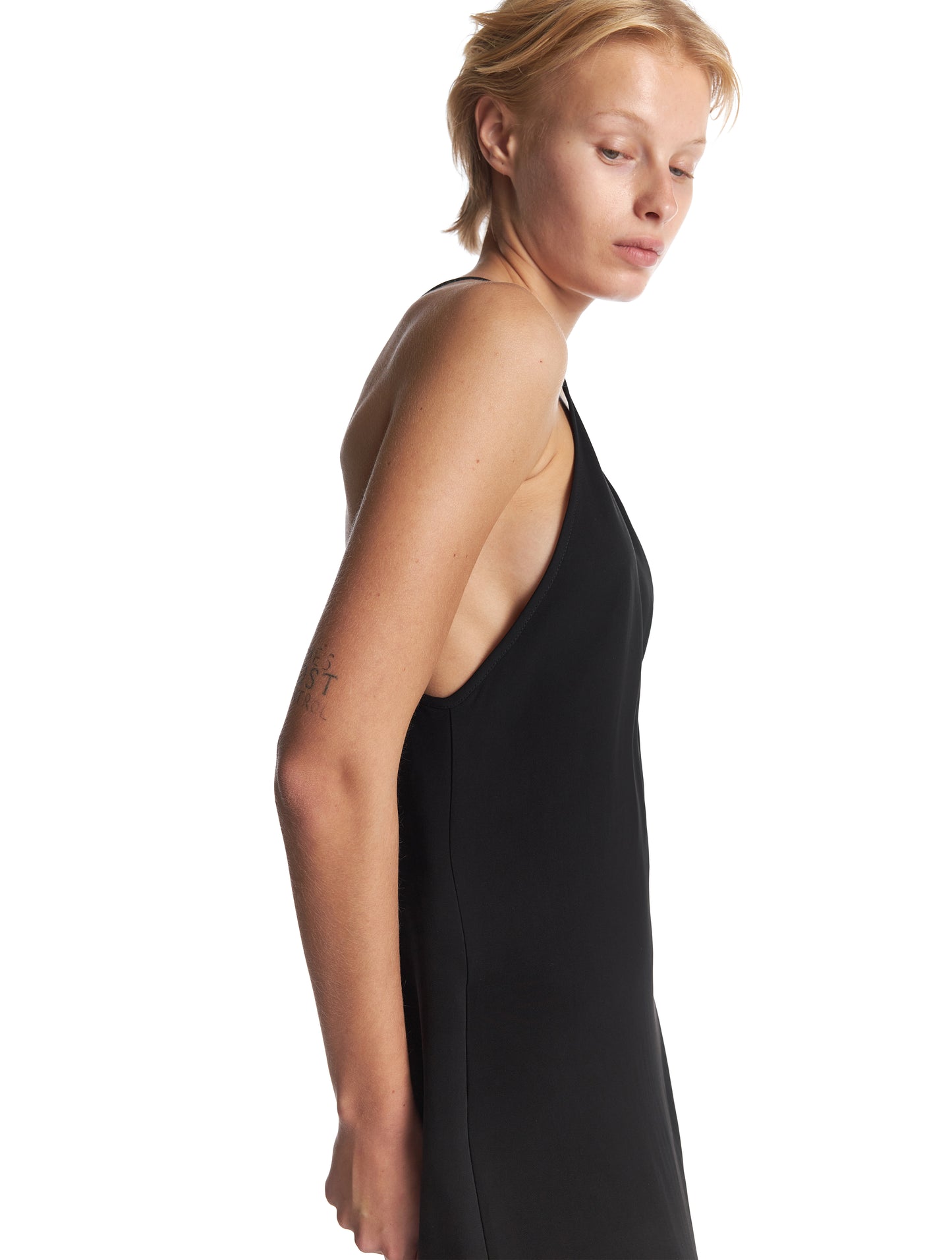 Open-Back Halter Dress
