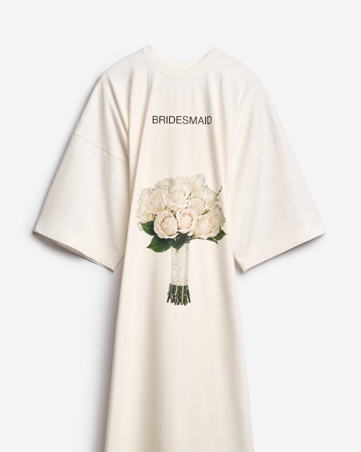 Bridesmaid T-shirt dress