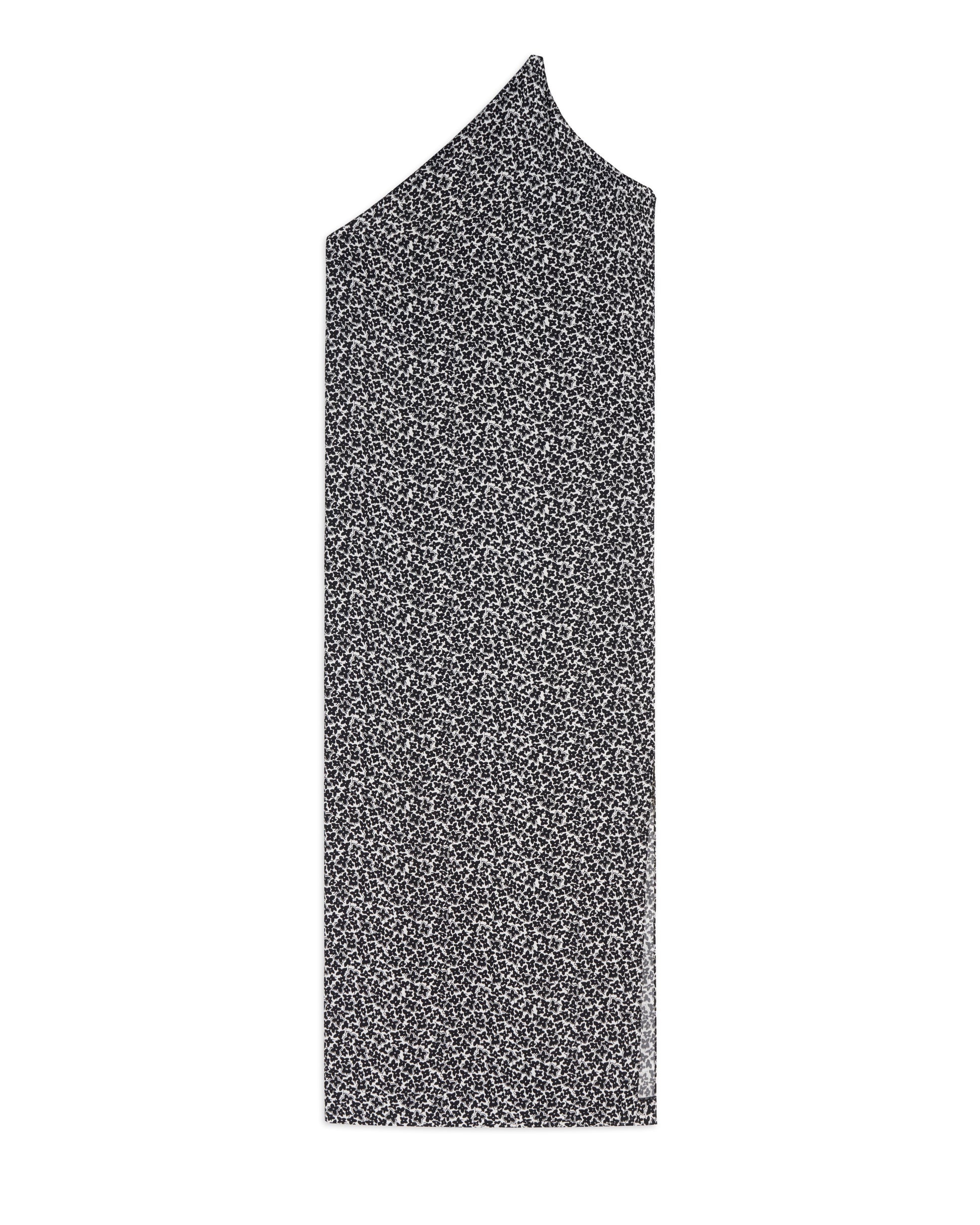 Asymmetric Floral Maxi Dress