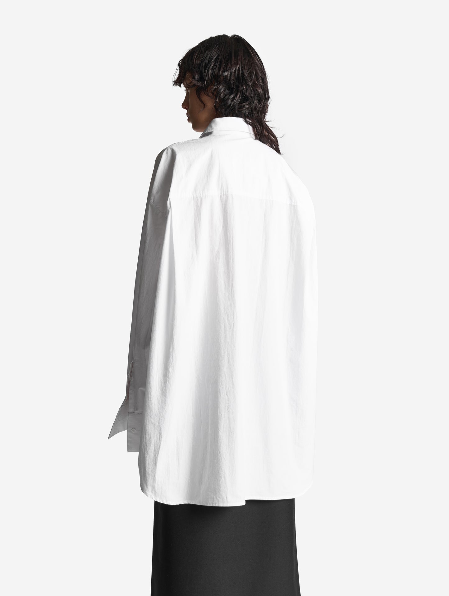 Long Cuff Shirt in Cotton