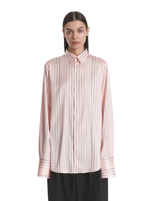 Satin Long Cuff Shirt