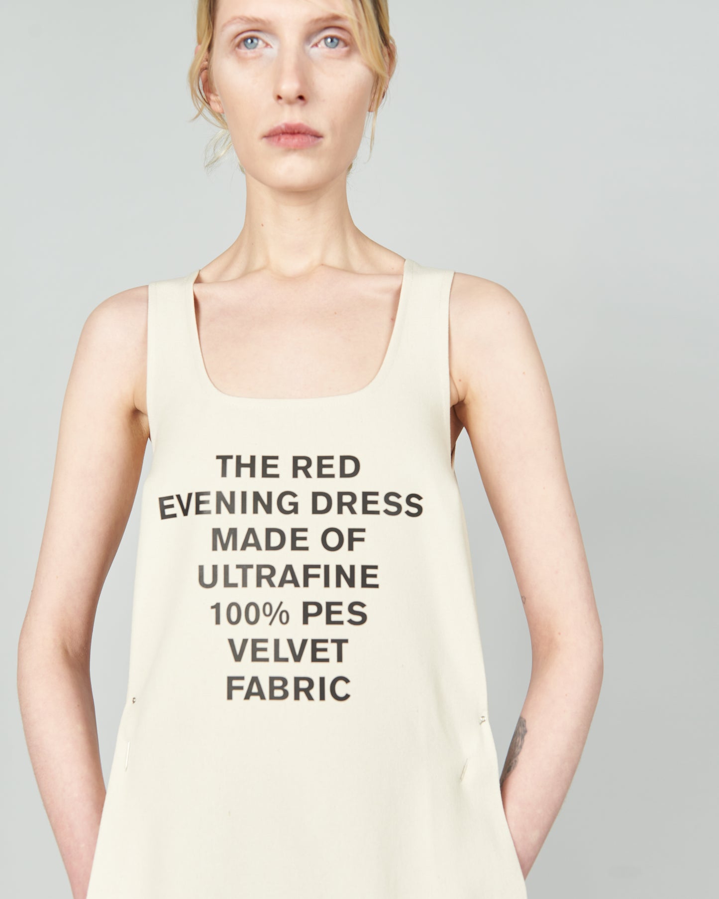 The Red Canvas Evening Dress