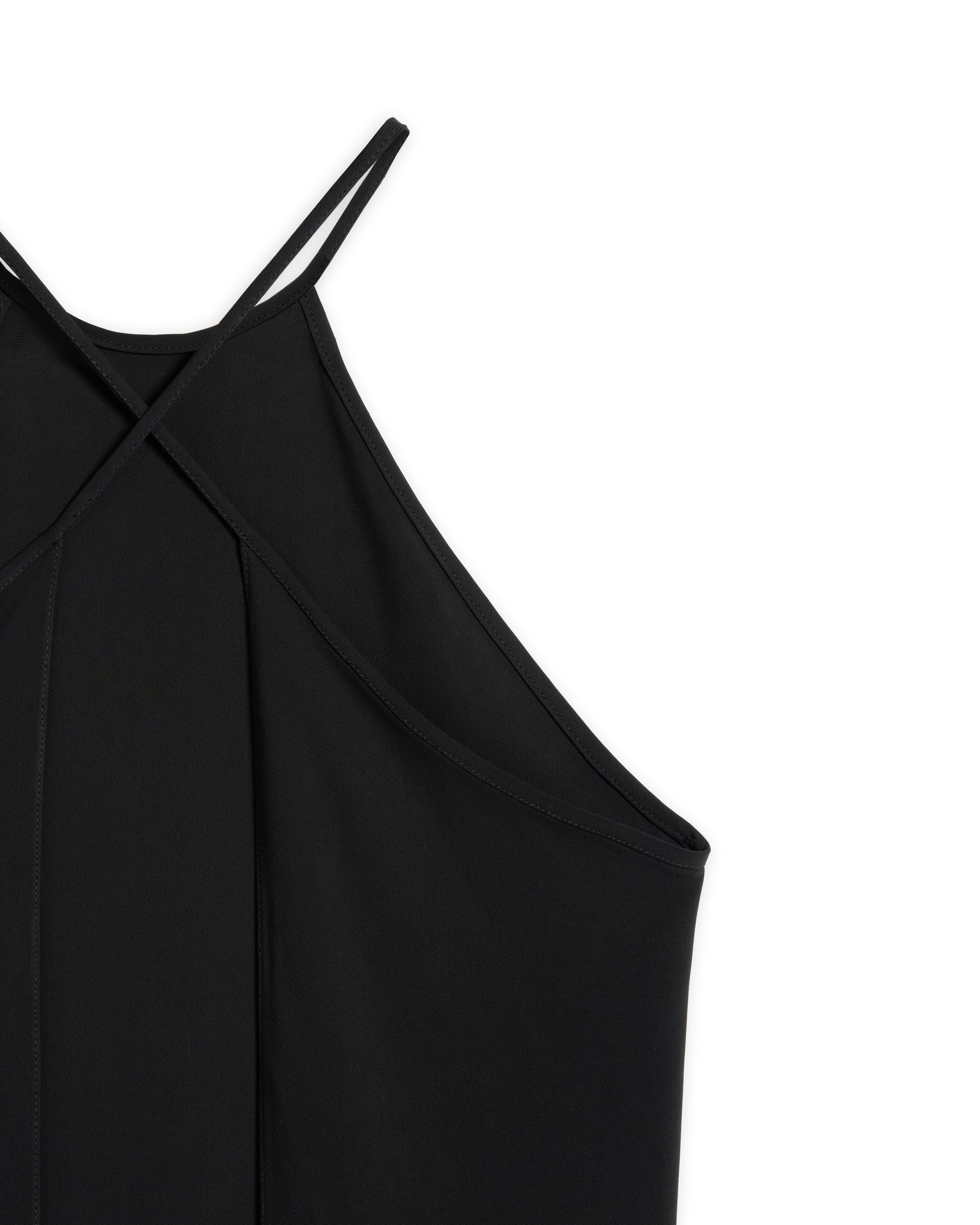 Open-Back Halter Dress