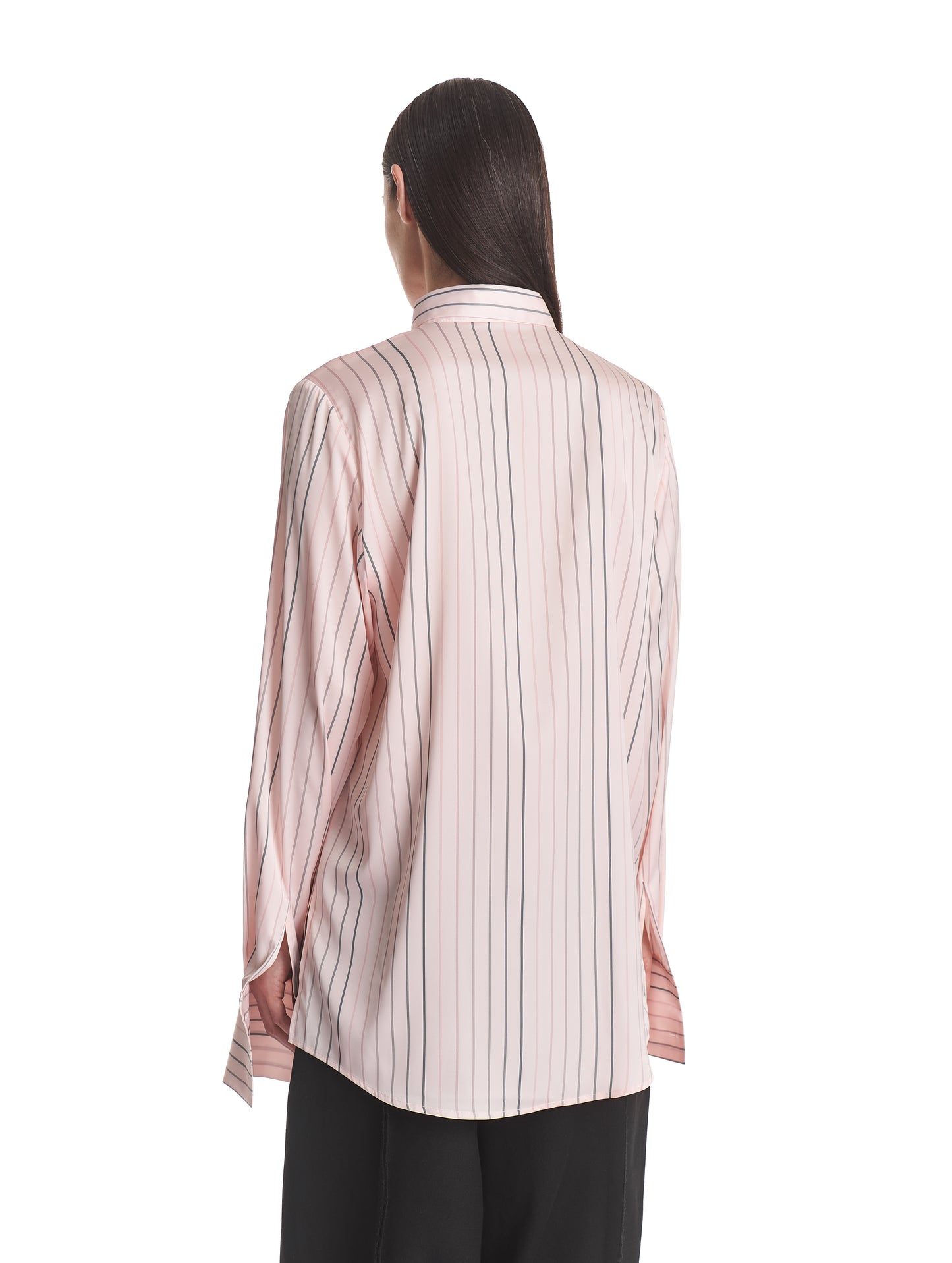 Satin Long Cuff Shirt