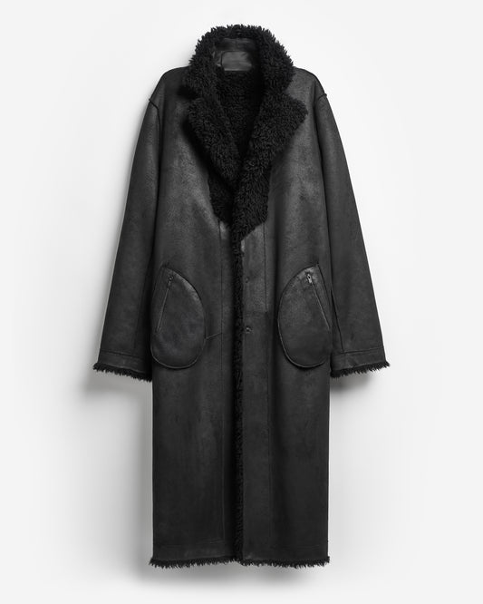 Reversible Eco-sheepskin Coat