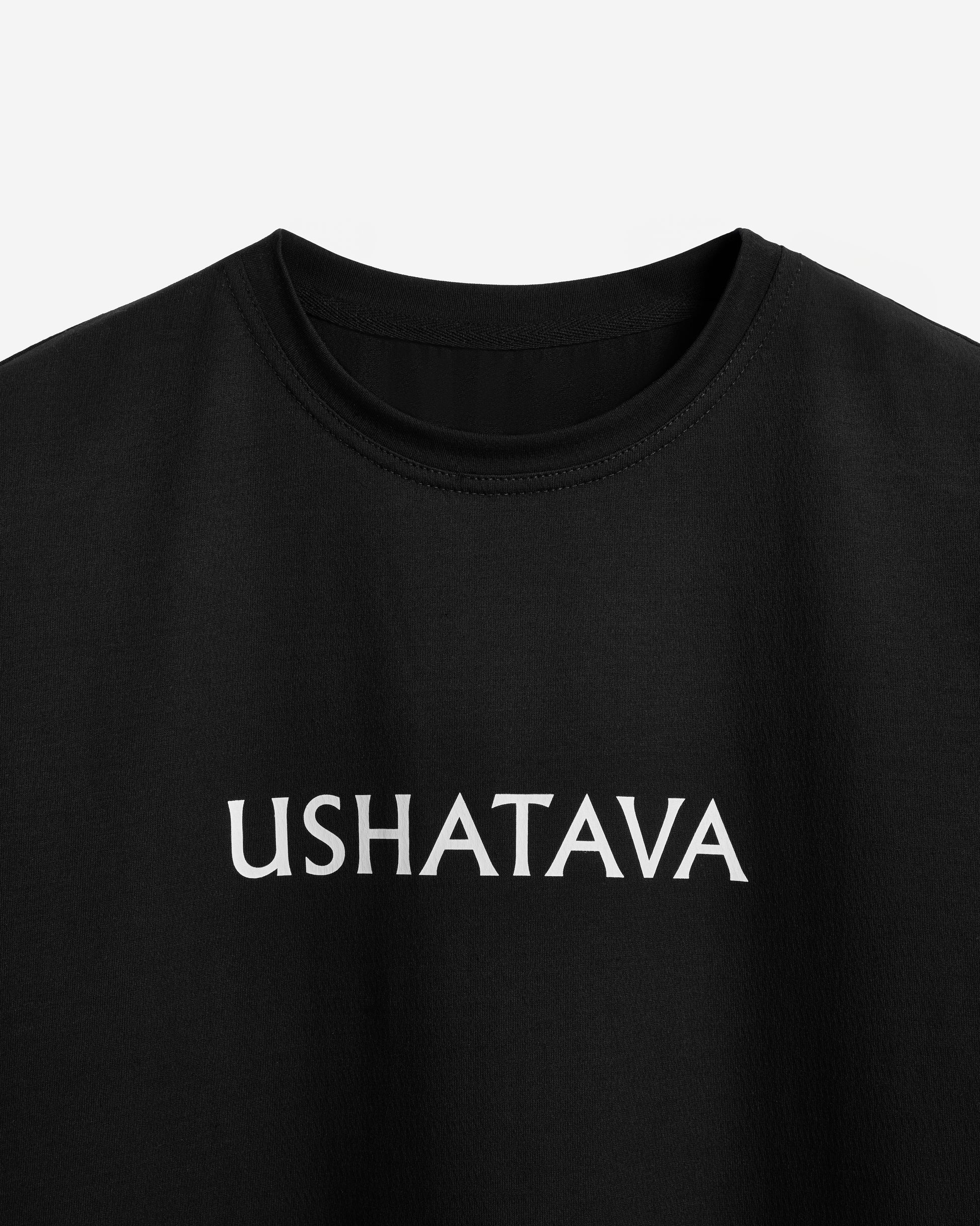 Over Fit Logo long-sleeved top